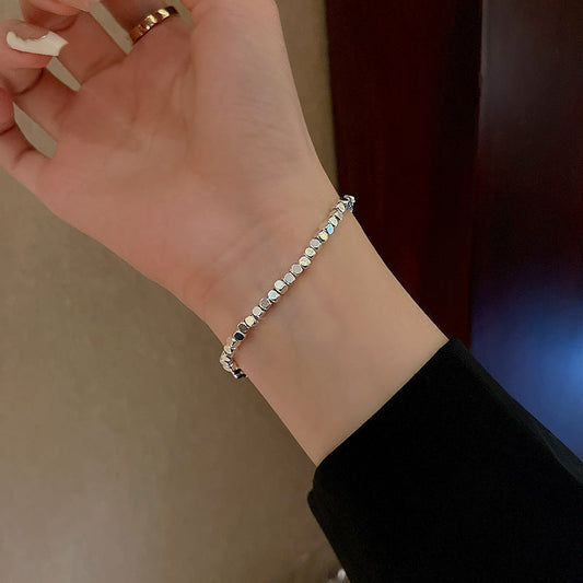 ブレスレット 腕輪 おしゃれ きれい  シンプル レディース アクセサリー ファッション273銀