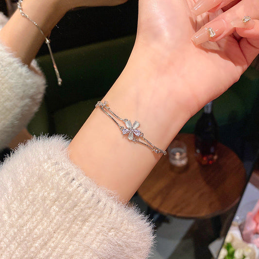 ブレスレット 腕輪 おしゃれ きれい  シンプル レディース アクセサリー ファッション455銀